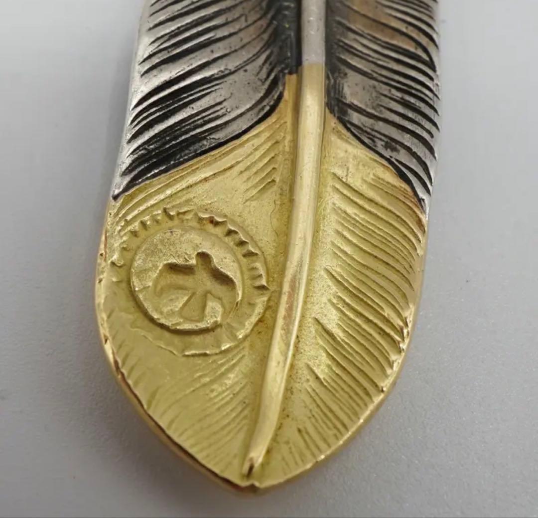 ゴローズ goro's 現行 バチカン 先金特大フェザー K18 【左向き