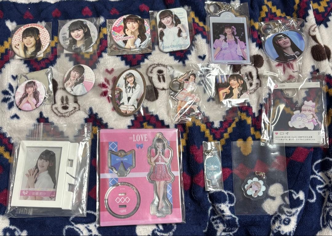 イコラブ 音嶋莉沙 まとめ売り 直筆 アクスタ 缶バッジ グッズ