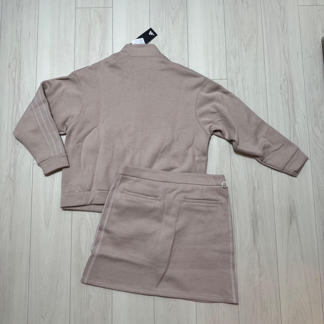 新品 アディダス 長袖 スカート 裏起毛 セットアップ 秋冬