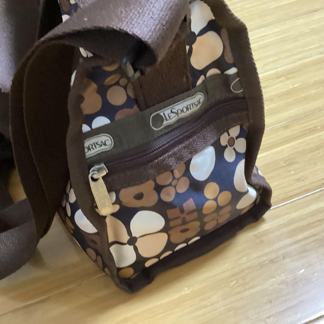 レスポートサック 鍵付き ボストンバッグ 2WAY ショルダー ブラウン