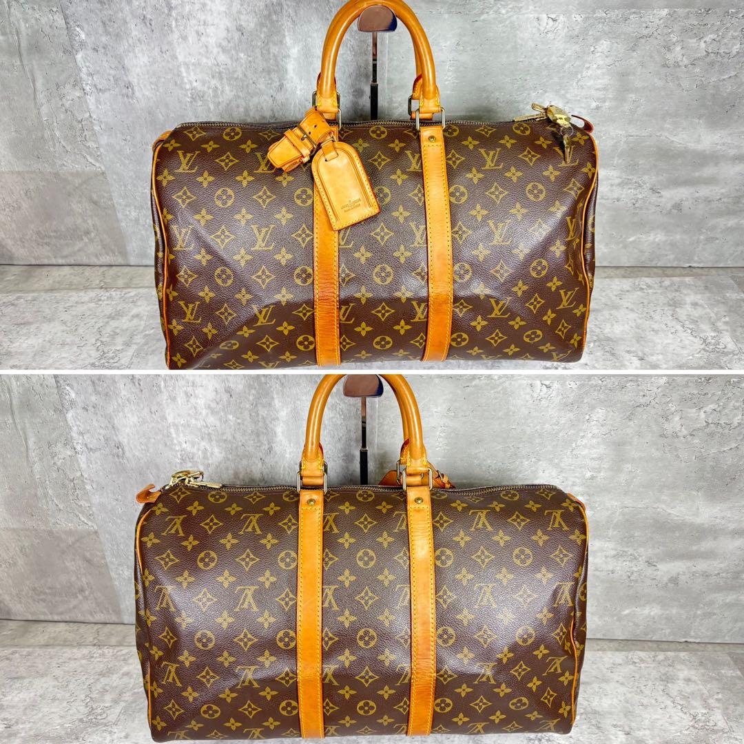 オールド ルイ ヴィトン 90年代 ヴィンテージ キーポル45 モノグラム