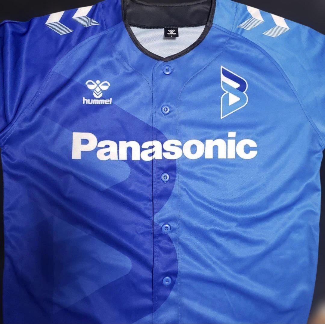 ブルテオン ベースボールシャツ Panasonic 大阪ブルテオン