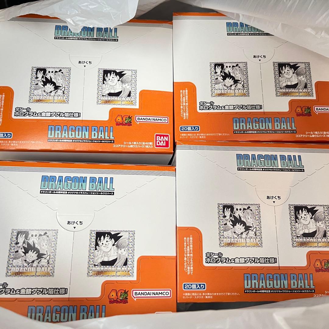 バンダイ ドラゴンボールシール 20個入り×4箱 ドラゴンボール 超戦士シールウエハースZ 神の領域(20個入