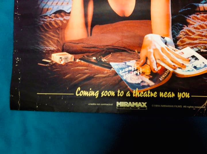 映画パルプ・フィクション　当時物ビンテージ本物ポスター　タランティーノ監督