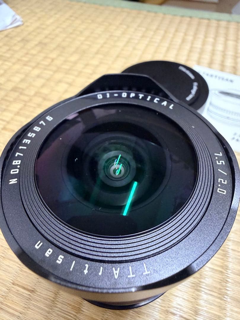 ニコンＺマウント用、フィッシュアイ　7.5mm Ｆ２