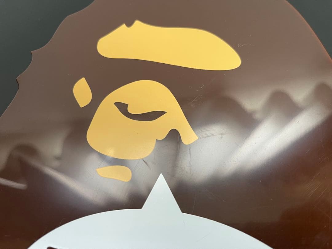 A BATHING APE ベイプヘッド ウォールクロック