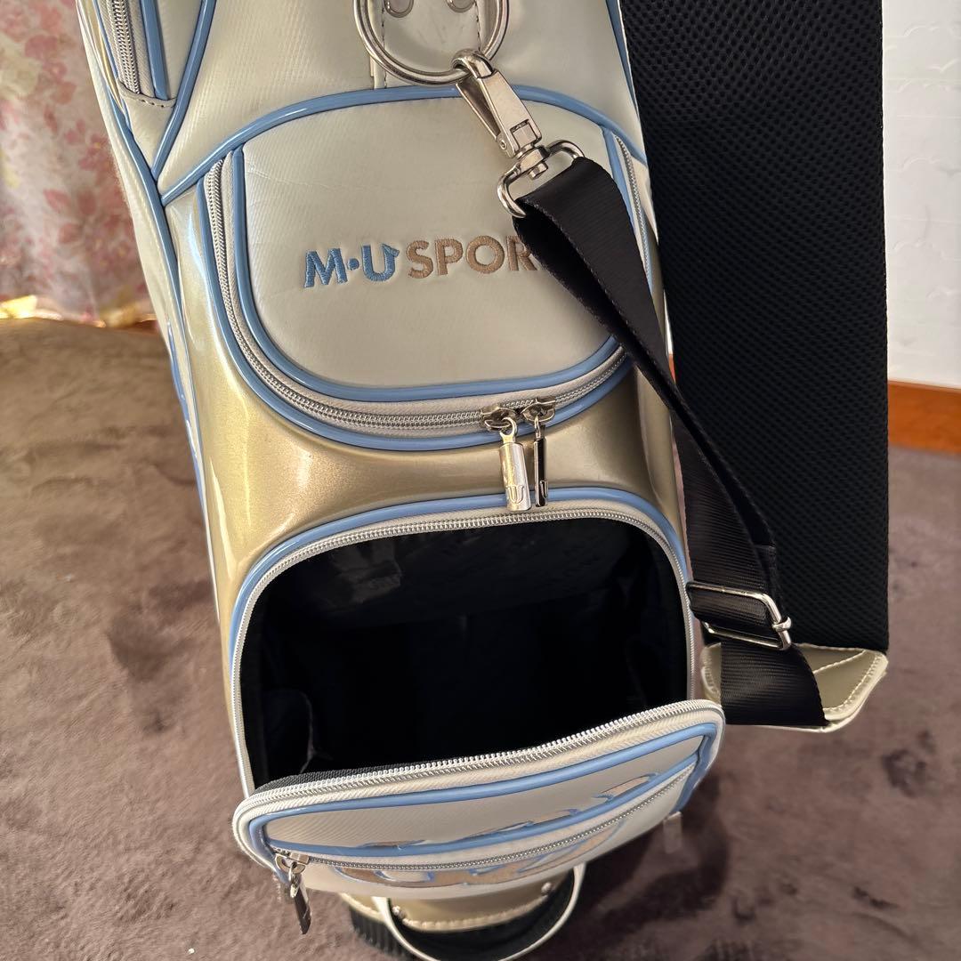 M.U.SPORTS クマ刺繍 キャディバッグ