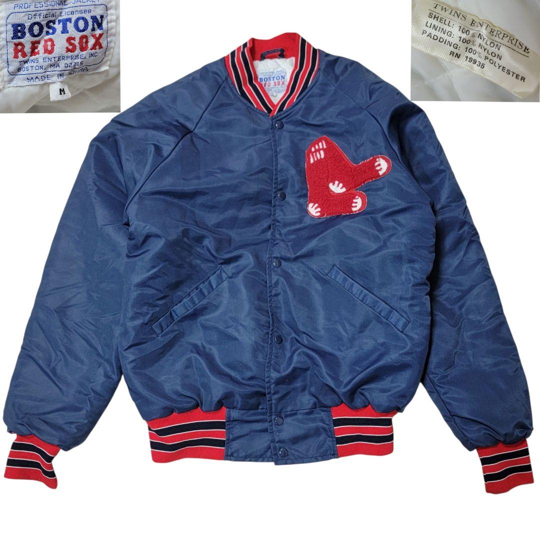 美品 オフィシャル品 80S ボストン レッドソックス スタジャン - メルカリ