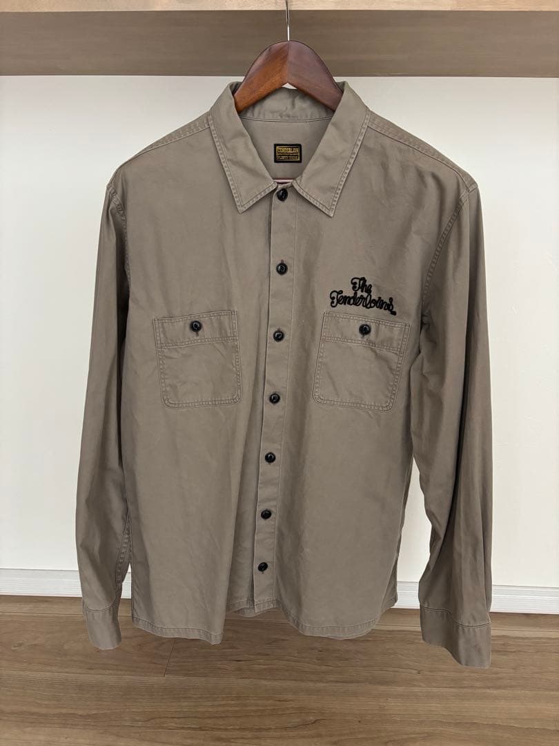 tenderloin ワークシャツ TENDERLOIN WORK SHIRTS ワークシャツ ブラック L