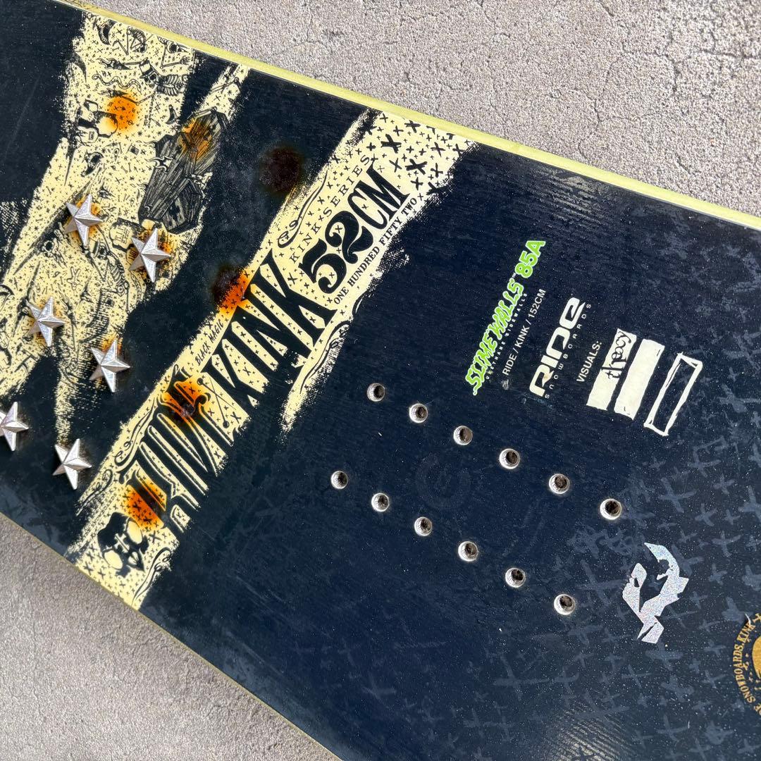 RIDE KINK 152 スノーボード ライド キンク スカル柄 板 ジブ - メルカリ