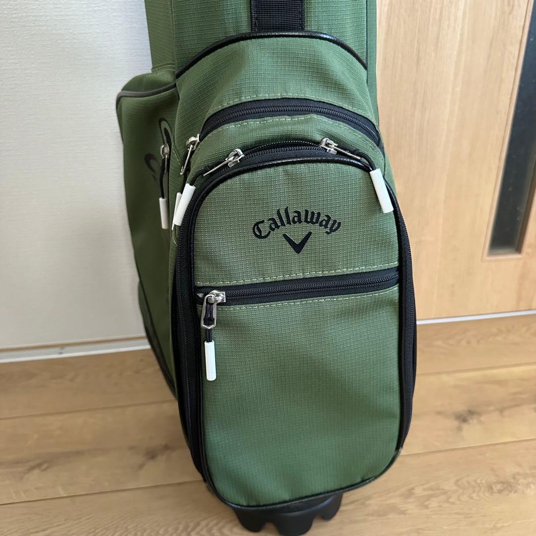 美品 CALLAWAY キャディバッグ 9.5型 スタンド カーキ SS22JM - メルカリ
