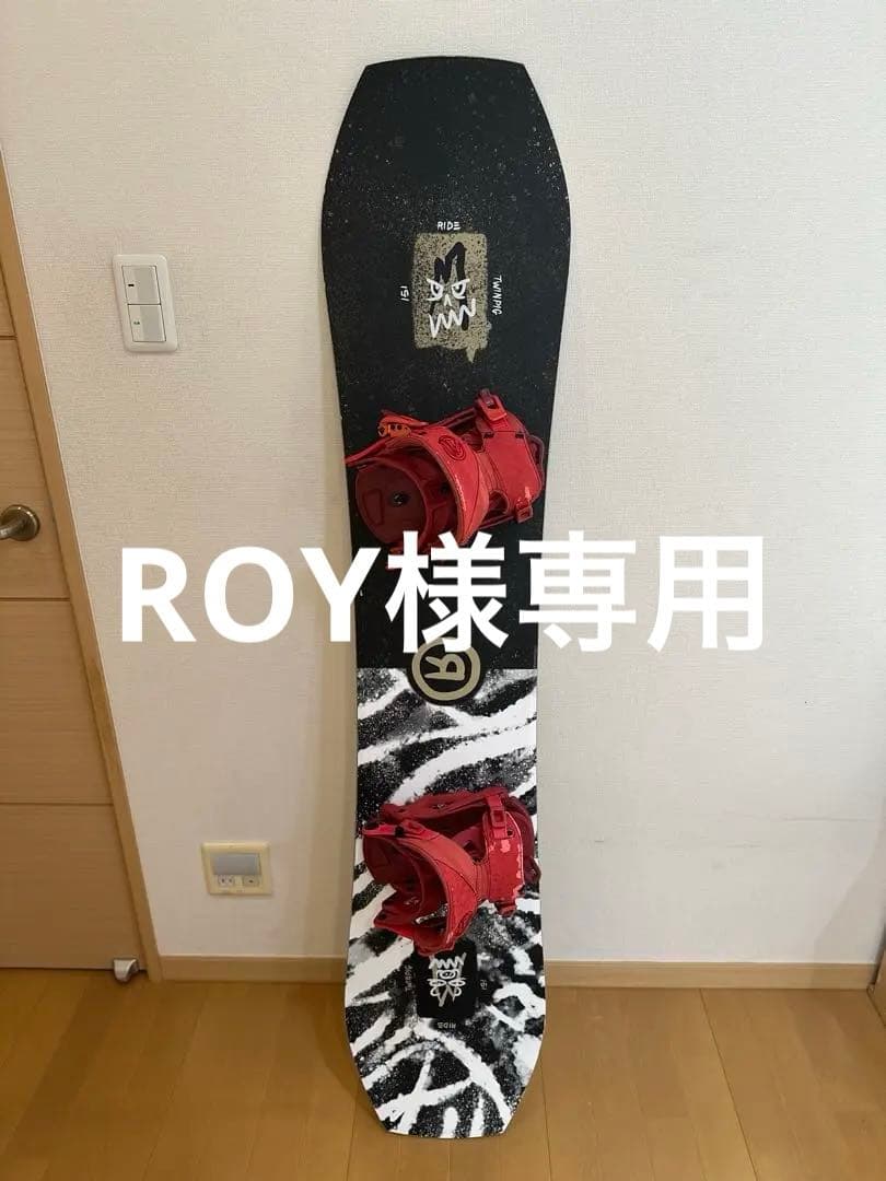 RIDE ライド スノーボード 板151cm FLOWビンディングセット 美品】ZUMA 飛燕龍 151cm FLOW ビンディングセット スノーボード 板