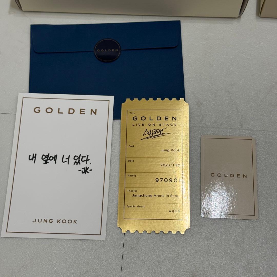 BTS ジョングク GOLDEN LIVE ON STAGE ソンムル