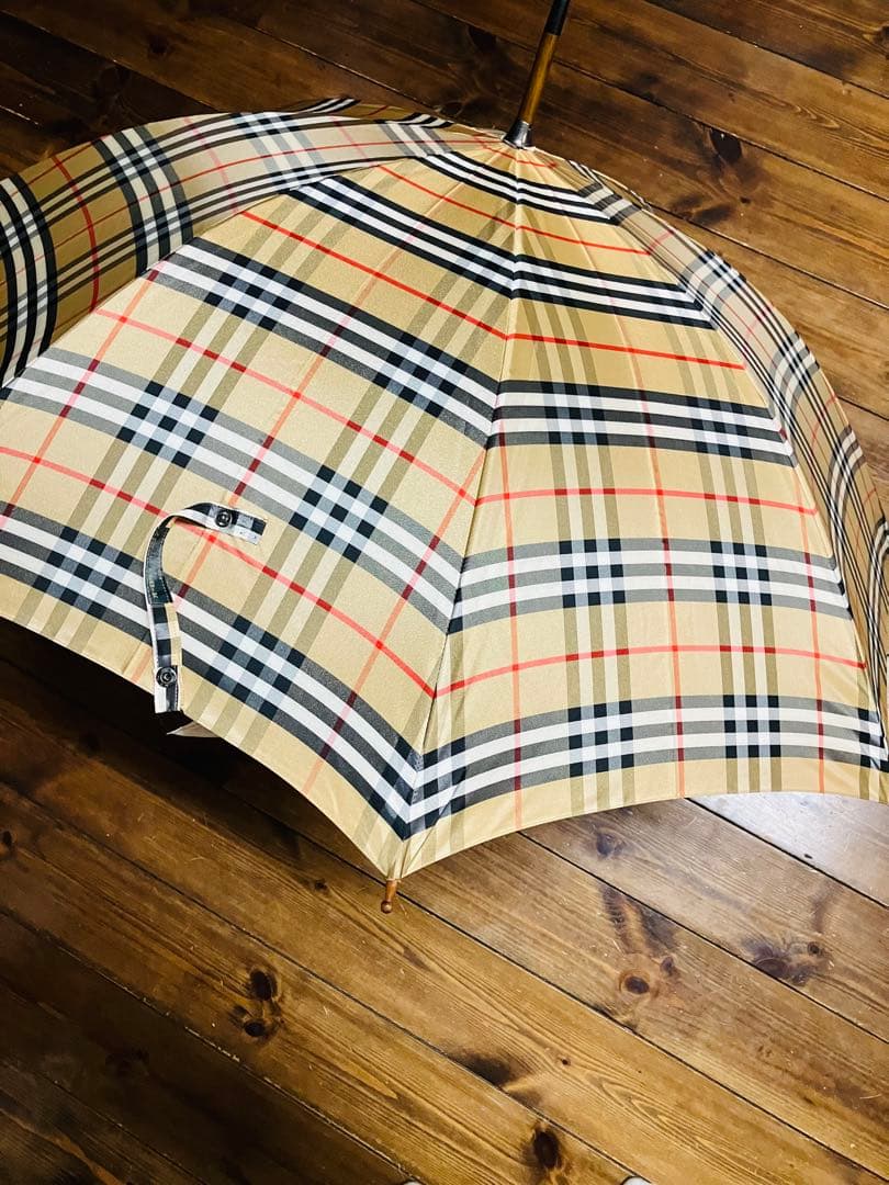 バーバリー 長傘 チェック柄