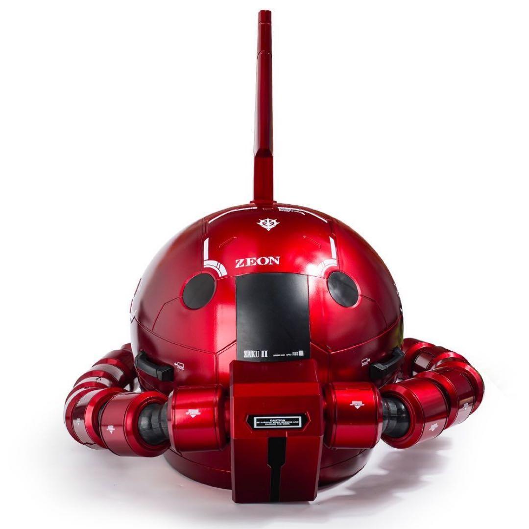 シャア専用ザクII ヘッド フィギア　メタリックレッド塗装