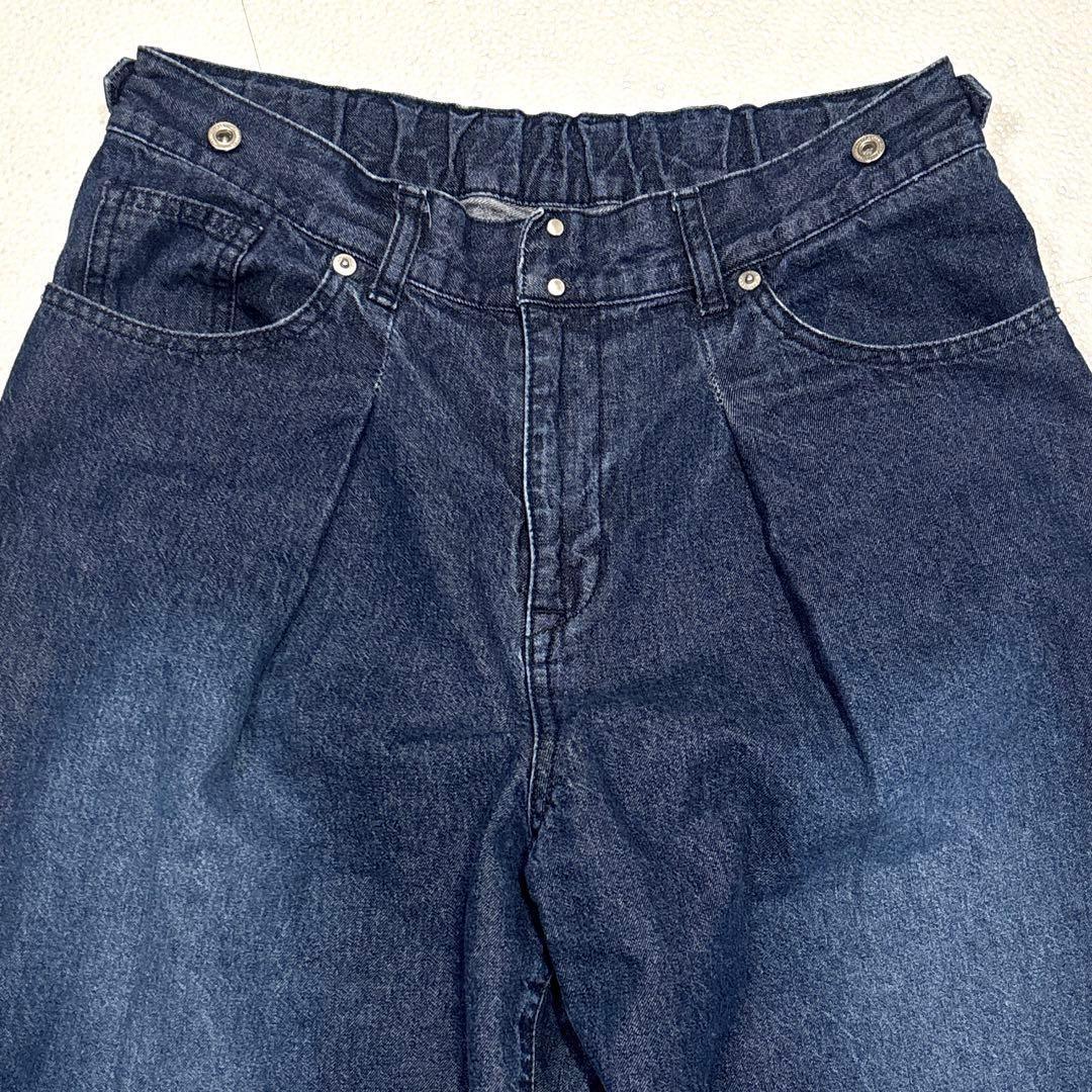 美品/L】北欧暮らしの道具店 インタック ワイド デニムパンツ