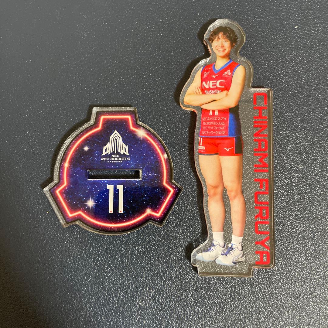 NECレッドロケッツ川崎 古谷ちなみ選手 アクリルスタンド - メルカリ