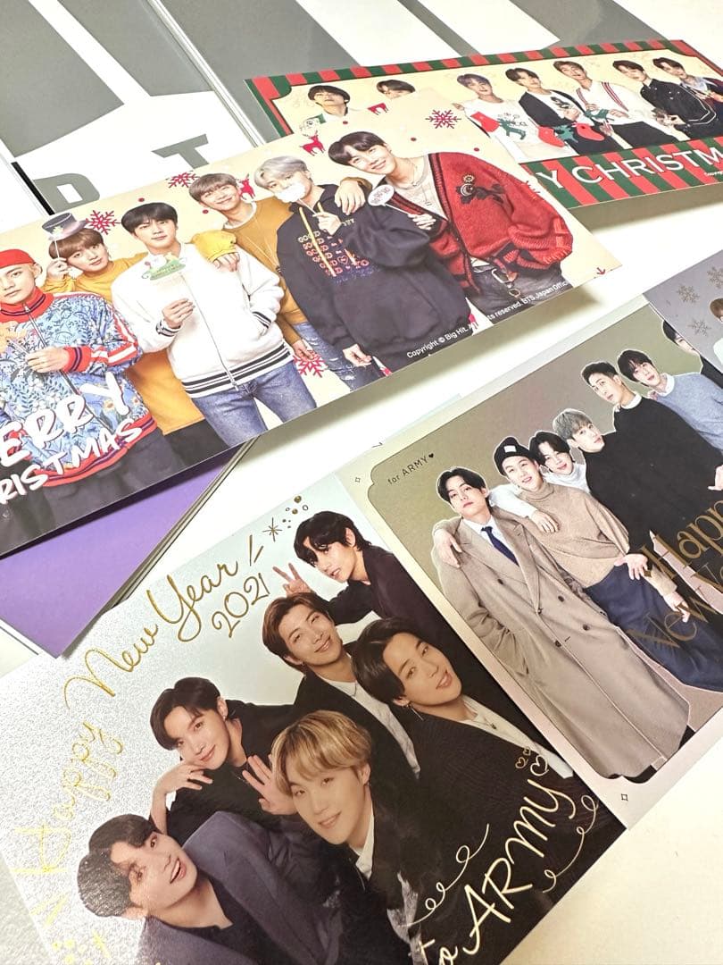 BTS 会報誌 vol.7~10 ＆ グリーティングカード セット - メルカリ