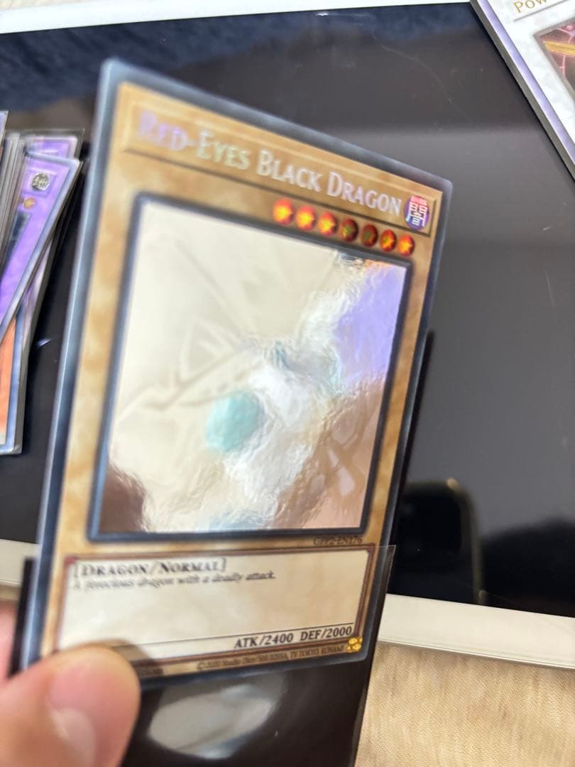 遊戯王 真紅眼の黒竜 ホロ ゴーストレア 英語 1st 良品 - メルカリ