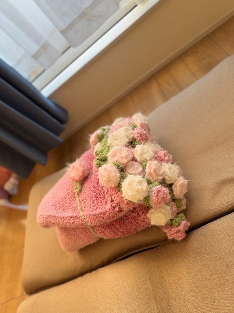 ミーママさん専用」花束ブランケット150cm(12月6日までに)