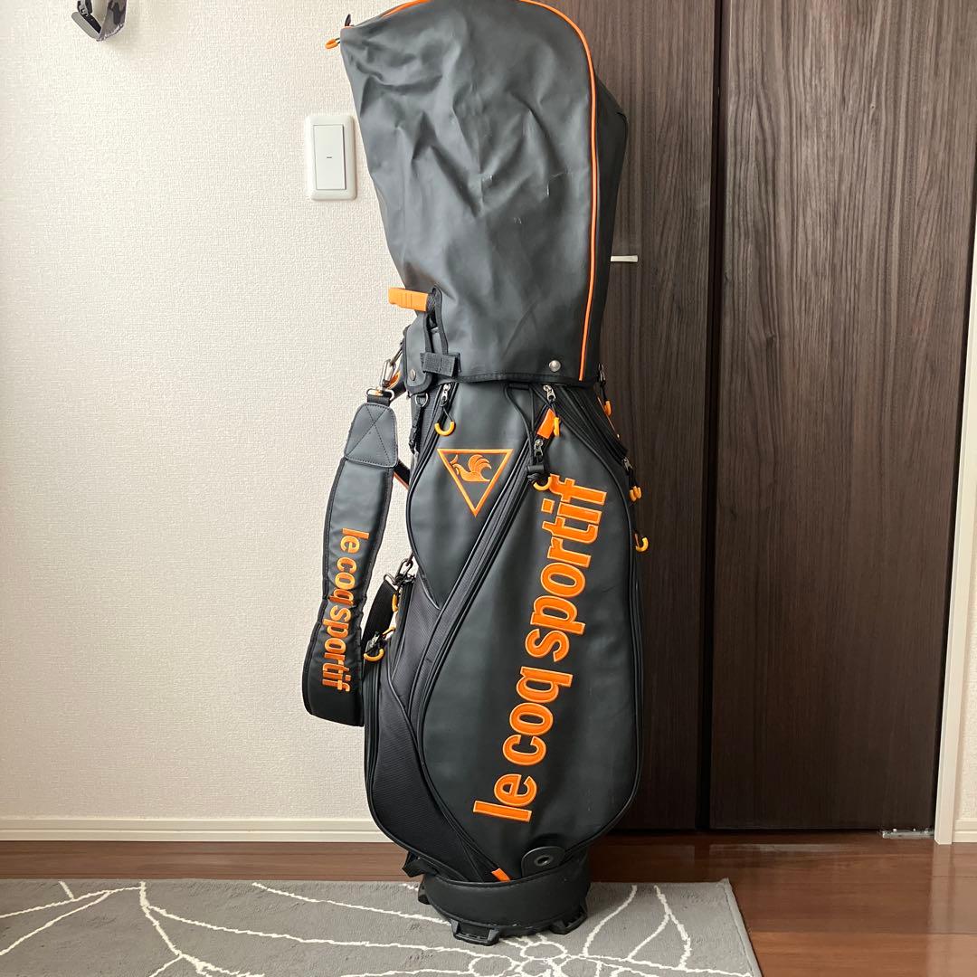 ルコック　キャディバックおまけ付き ルコックスポルティフ(le coq sportif) キャディバッグ 軽量キャディ