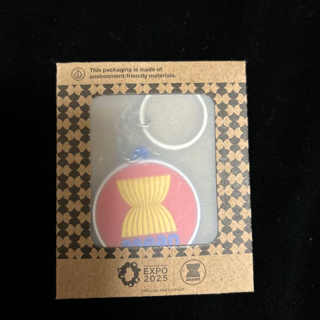 ASEAN大阪関西万博2025猿の金属製ピンバッジアセアンピン