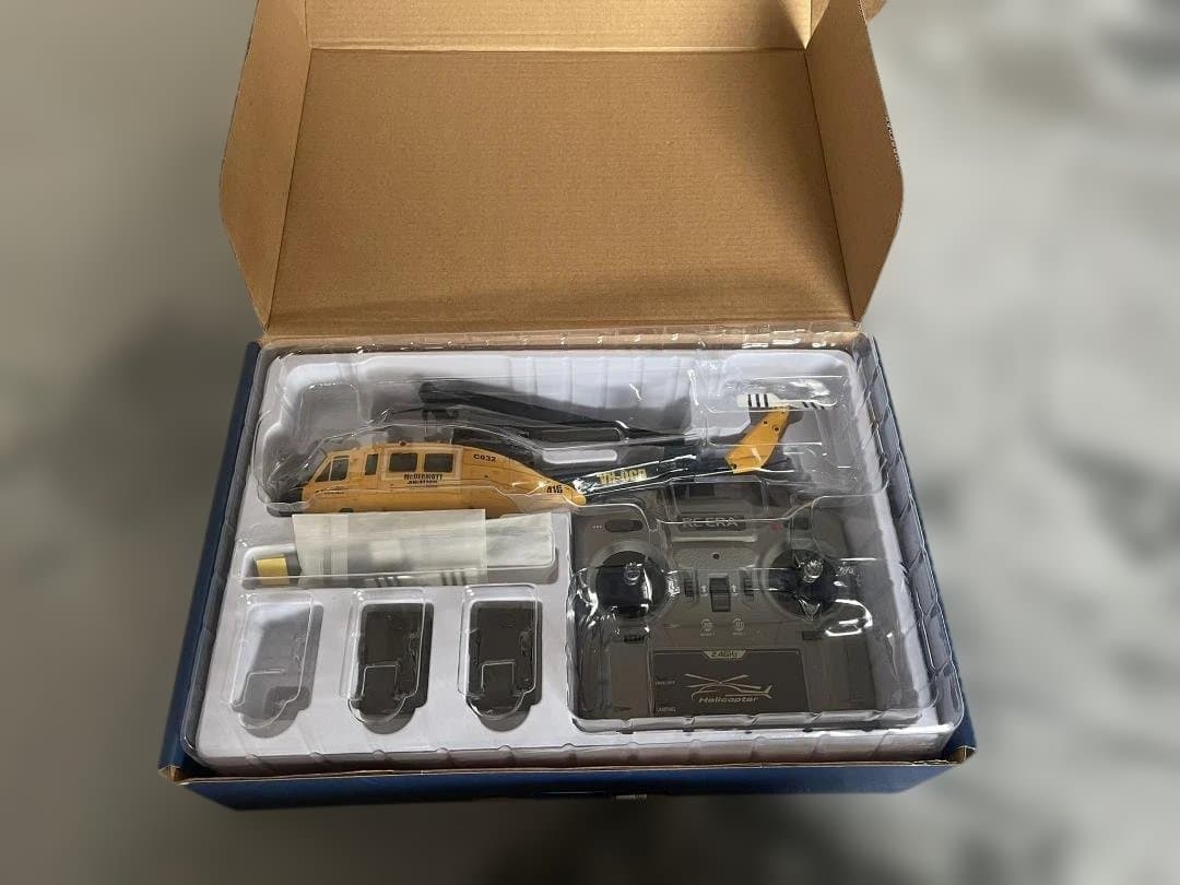 ★1/48 スケール C032 UH-1 ヒューイ RC バッテリー２個付き★