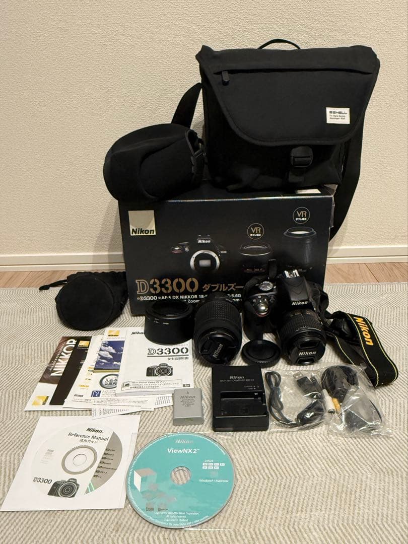 Nikon D3300 ダブルズームキット Amazon | Nikon デジタル一眼レフカメラ D3300 ダブルズームキット2
