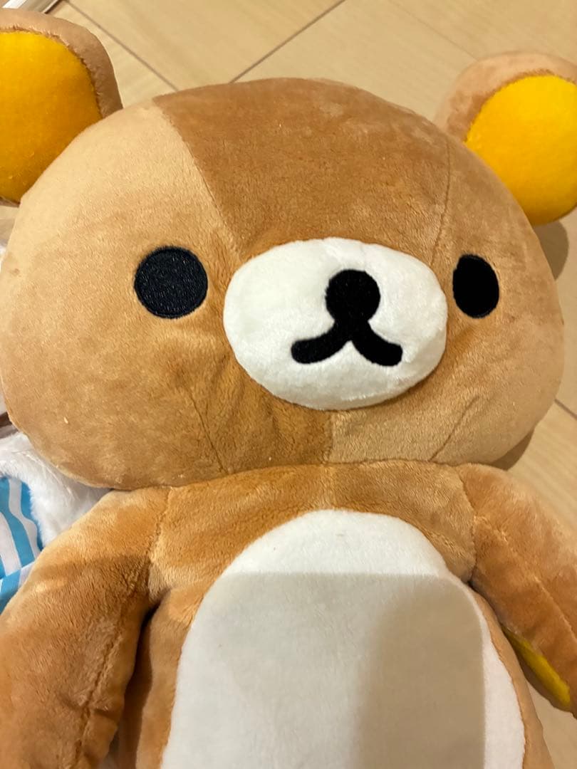 値下 希少 ローソン限定 リラックマ くったりぬいぐるみ きせかえ にわとり