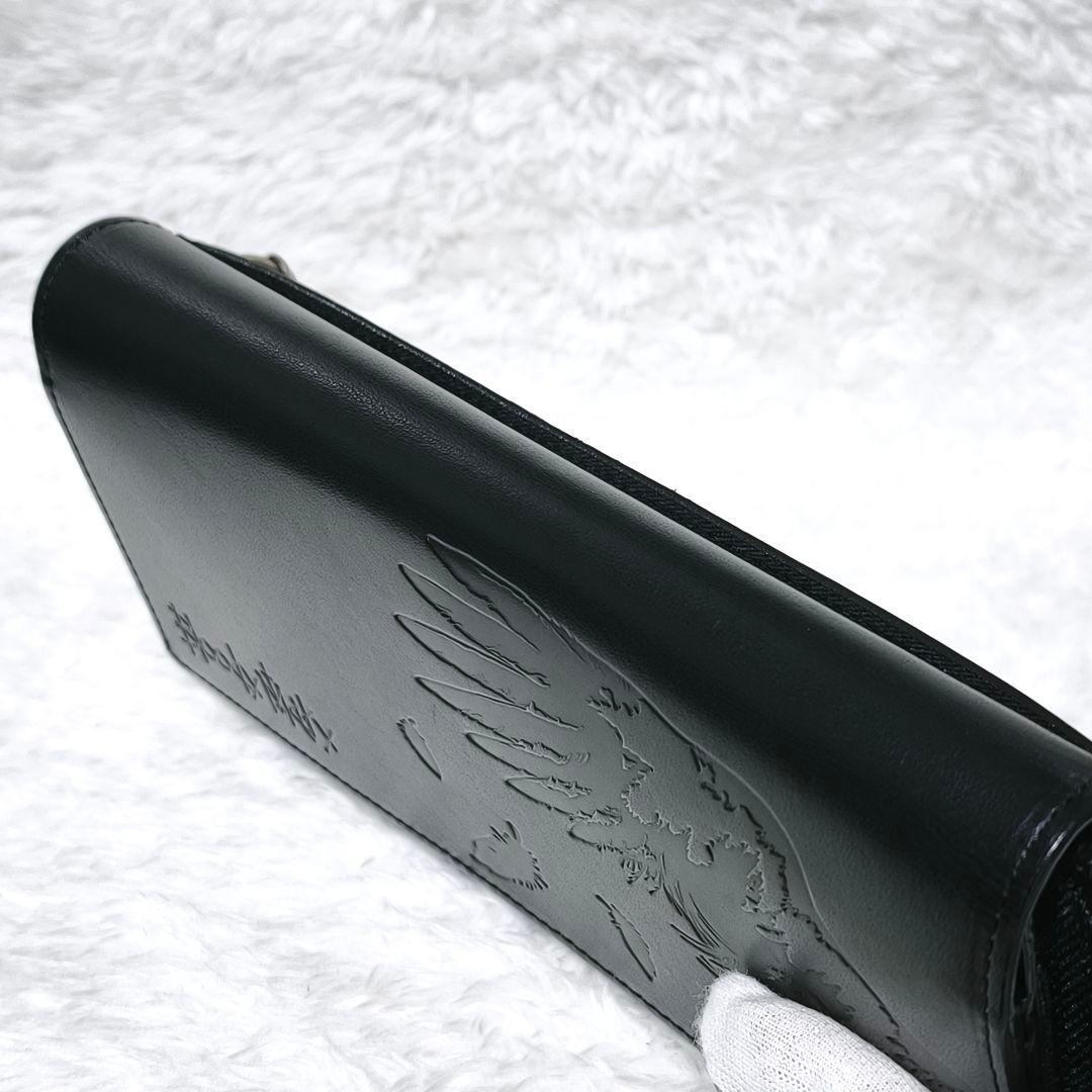 Bloody Mary 本革 レザー 長財布 鳥 羽 ブラック - メルカリ