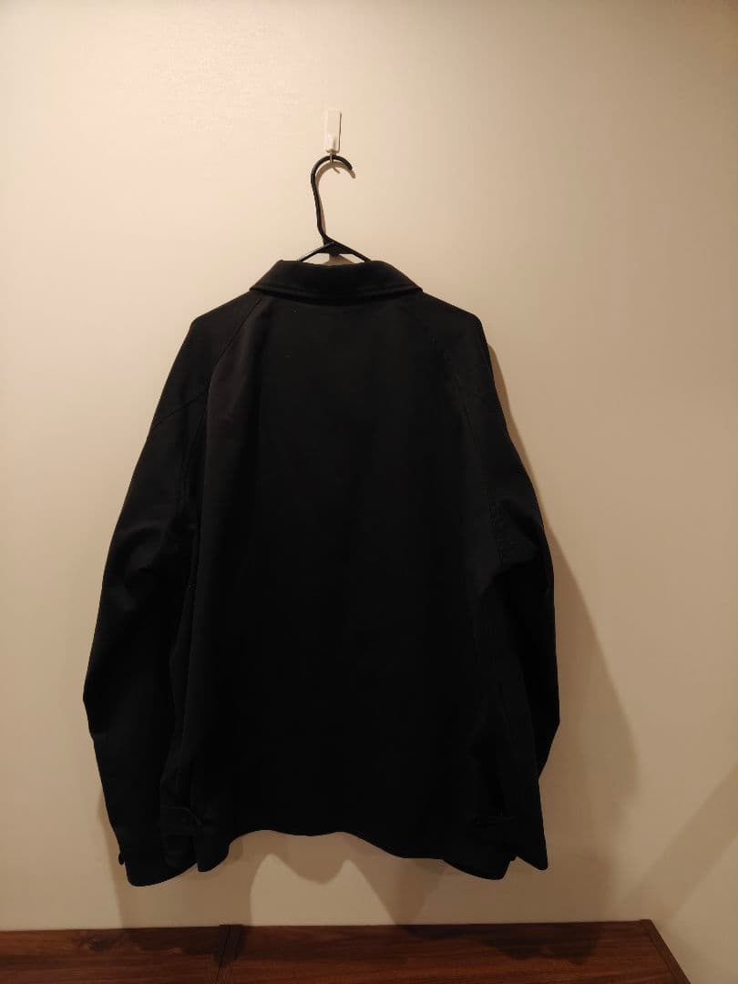 大きめ ナナミカ 黒 コーチジャケット ウインドストッパー L アウター