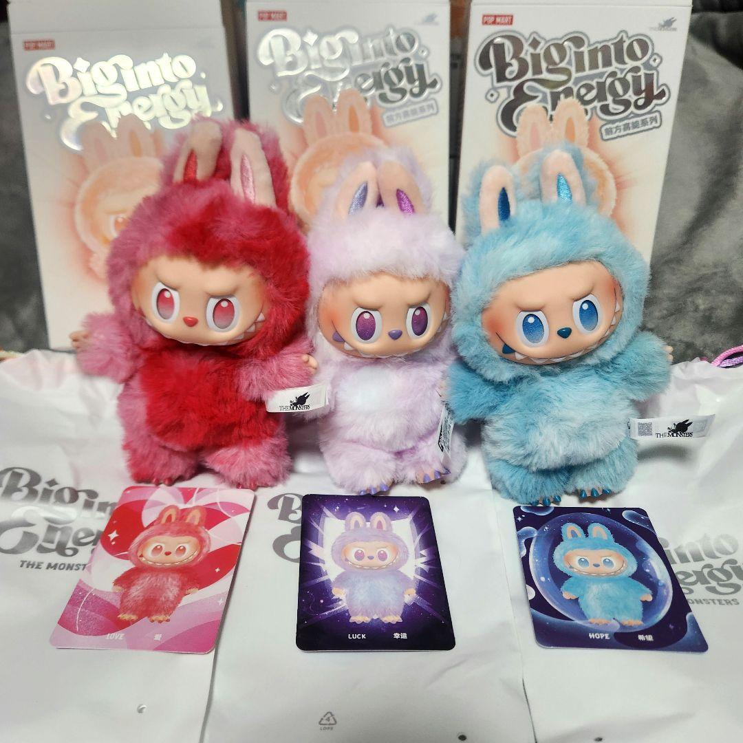 正規品☆ラブブ エナジー 3体 ラブ ラック ホープ LOVE LUCK - メルカリ