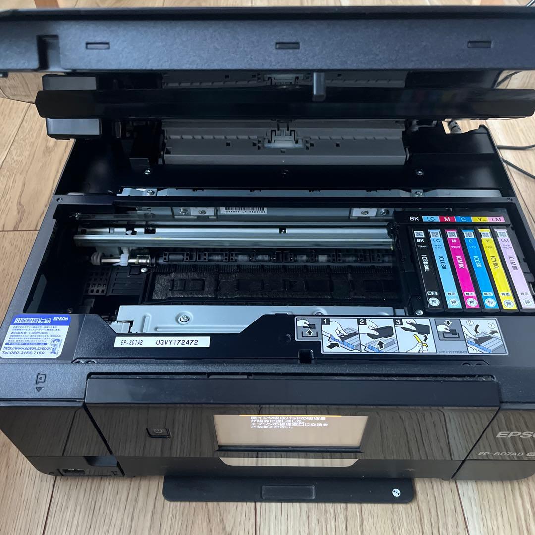ジャンク品】EPSON EP-807AB インクジェットプリンター - メルカリ