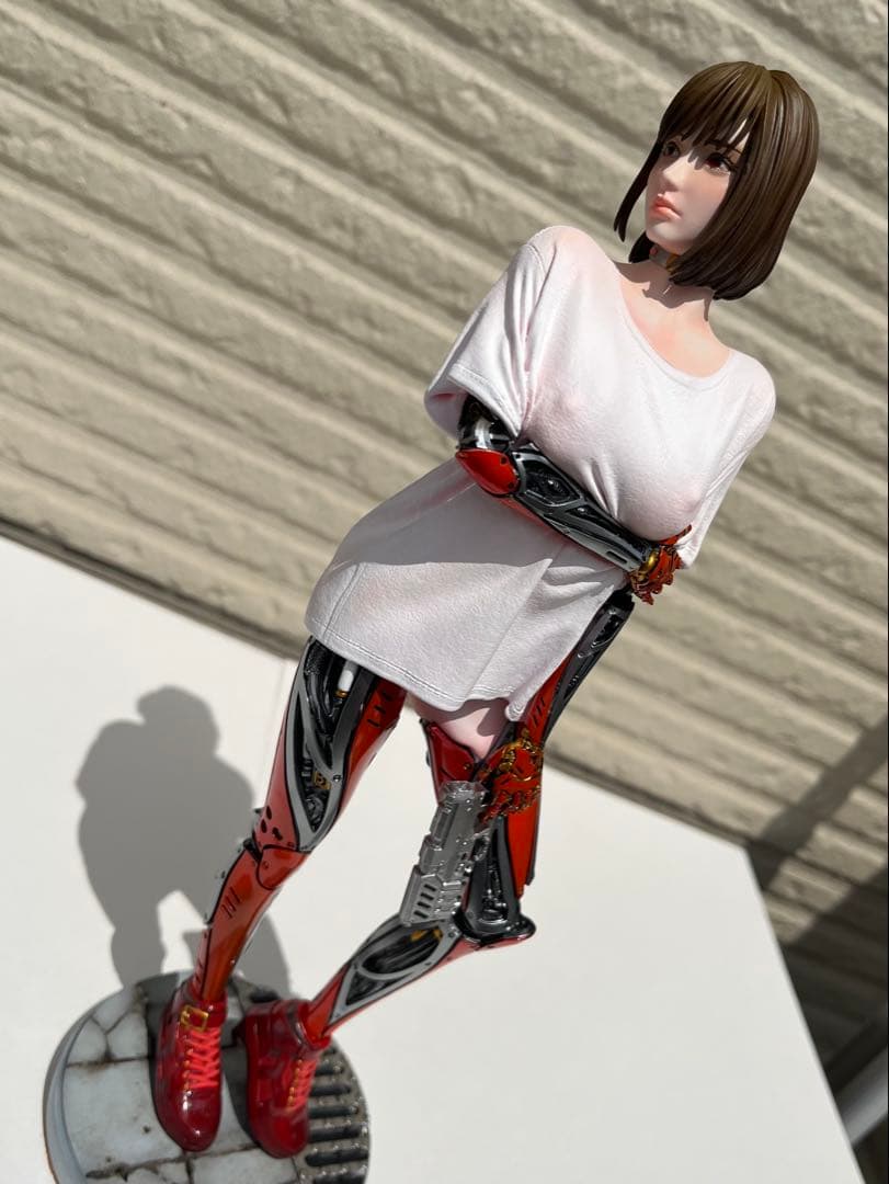 ガレージキット改造完成品　サイズ大　サイボーグ