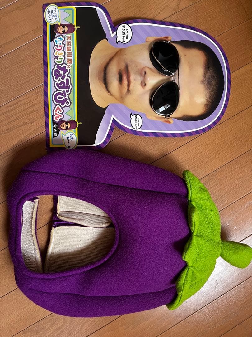 天竺鼠川原のなりきりなすびくん(サングラス付き) - メルカリ