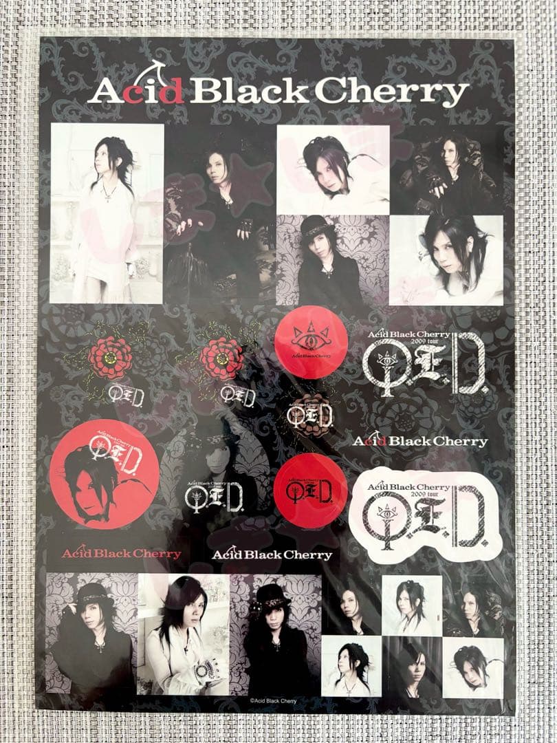 【Acid Black Cherry】ツアー 限定 ステッカー☆4枚セット