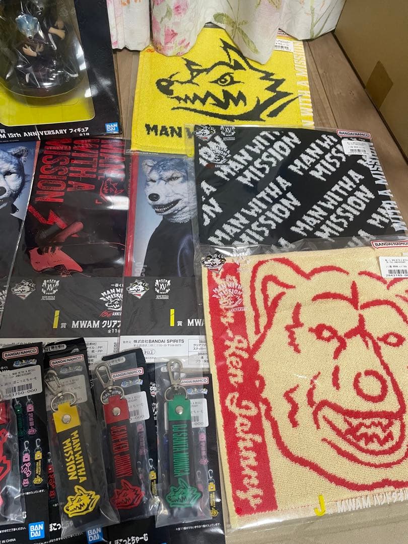 一番くじ マンウィズ　A賞　フィギュア　C賞　クッション　H賞　マグネット他