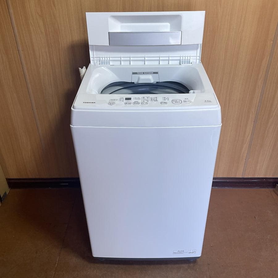 2021年製■東芝 4.5kg 洗濯機 AW-45M9 パワフル洗浄
