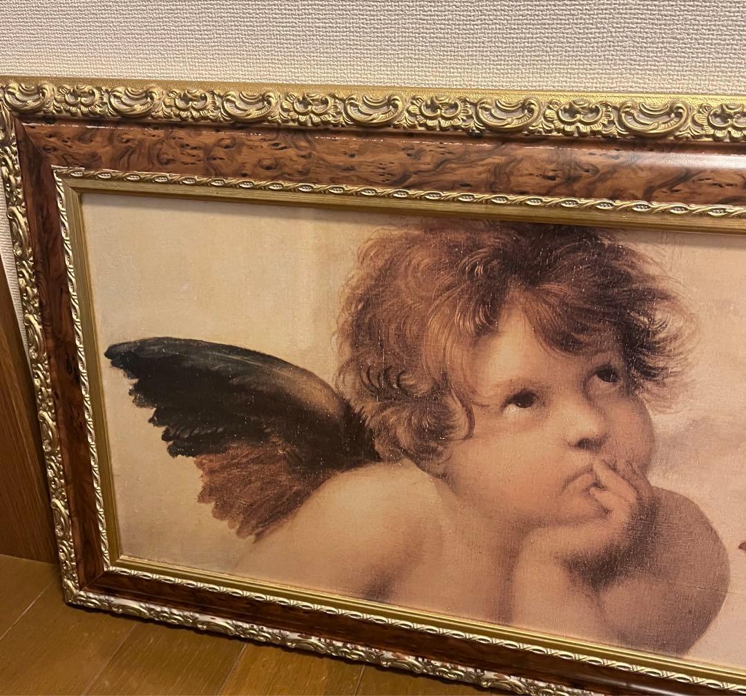 値下げ価格！ラファエロ・サンティ ♡ システィーナ 聖母 2人の天使