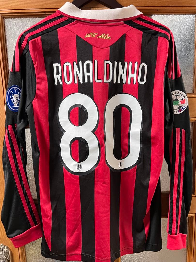 AC Milan RONALDINHO 80 長袖シャツ