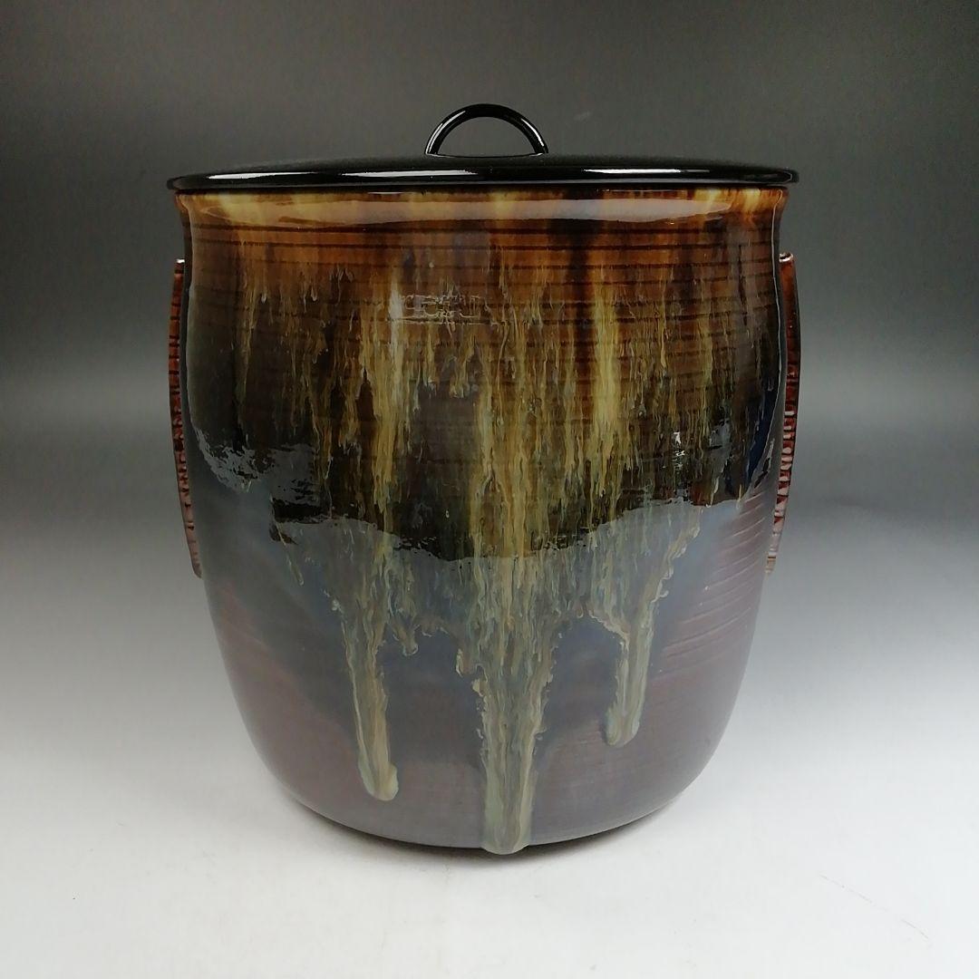 W273 水指 『高取 水指』『青柳翠峰 造』 共箱 茶道具 - メルカリ