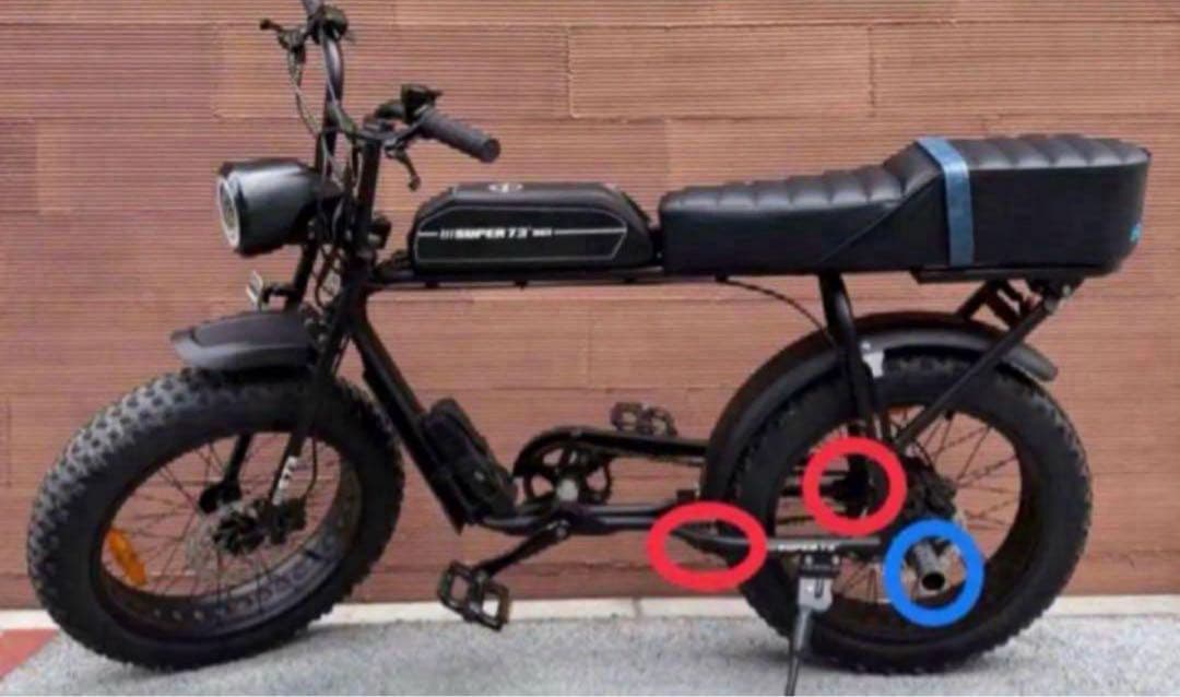 MATEBIKE MATEX super73全ebike本国高級ペグ2人乗り用 - メルカリ