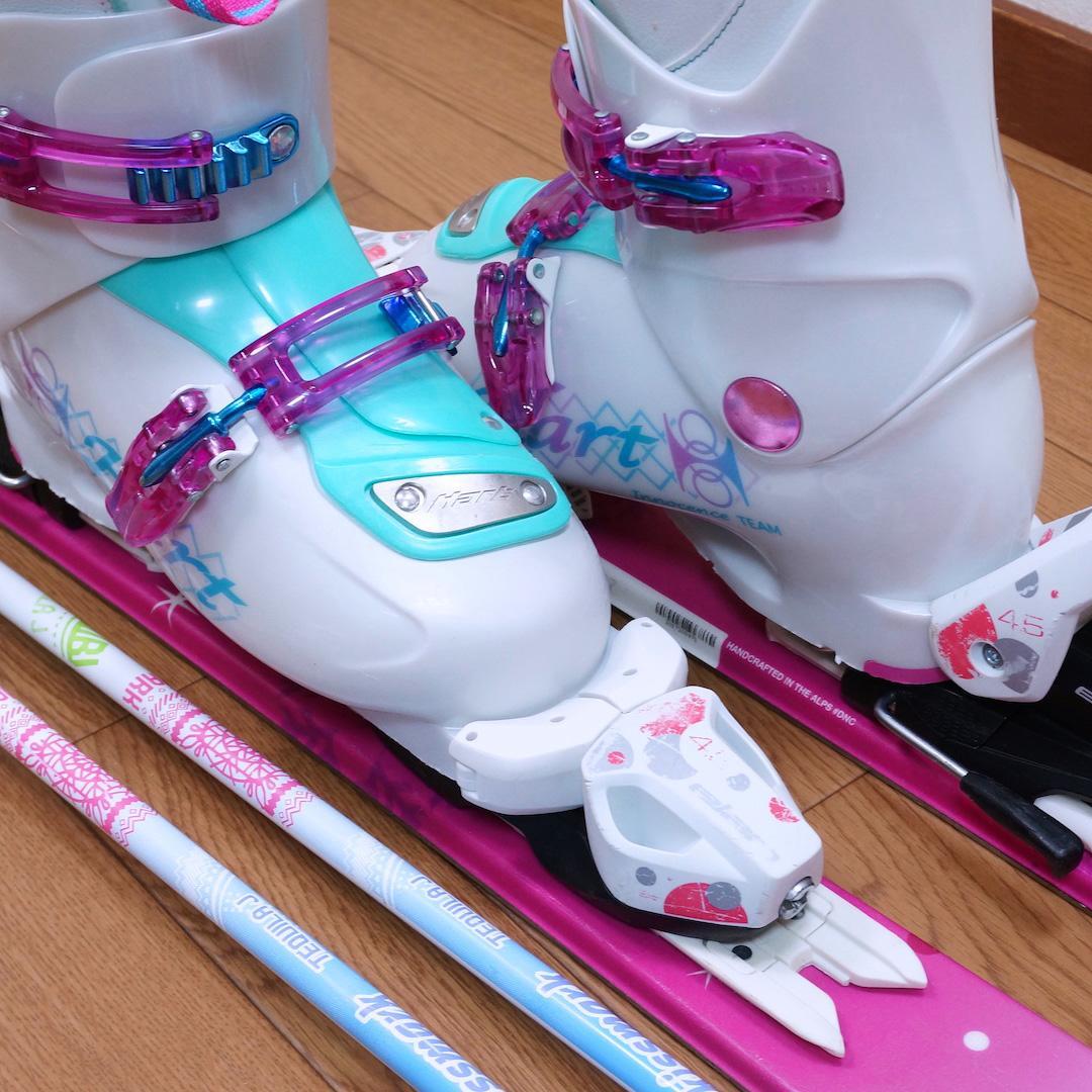 メンテ済 130cm 靴23cm ELAN カービングスキーセット - メルカリ