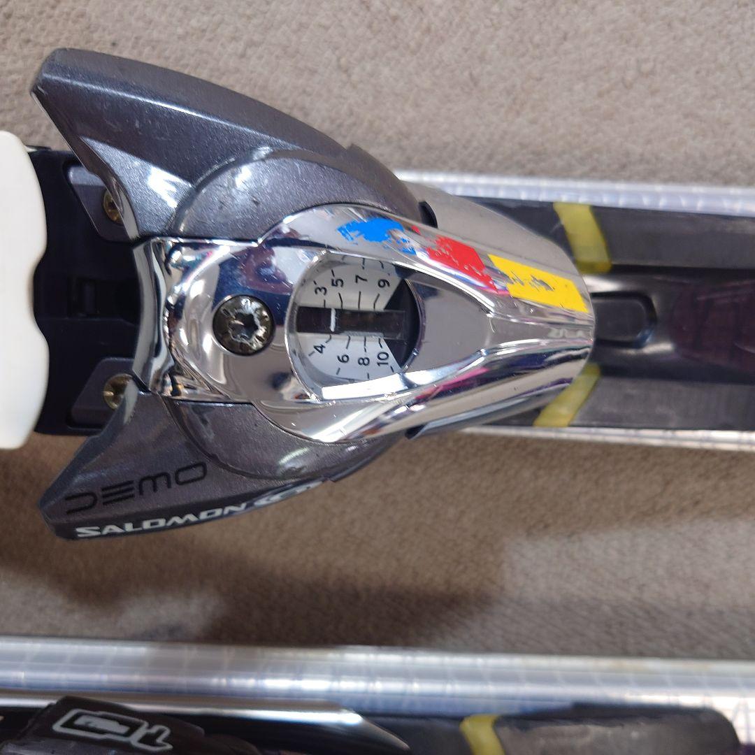 使用済比較的 綺麗サロモン156cmビンディング2点セット古いDEMOモデル