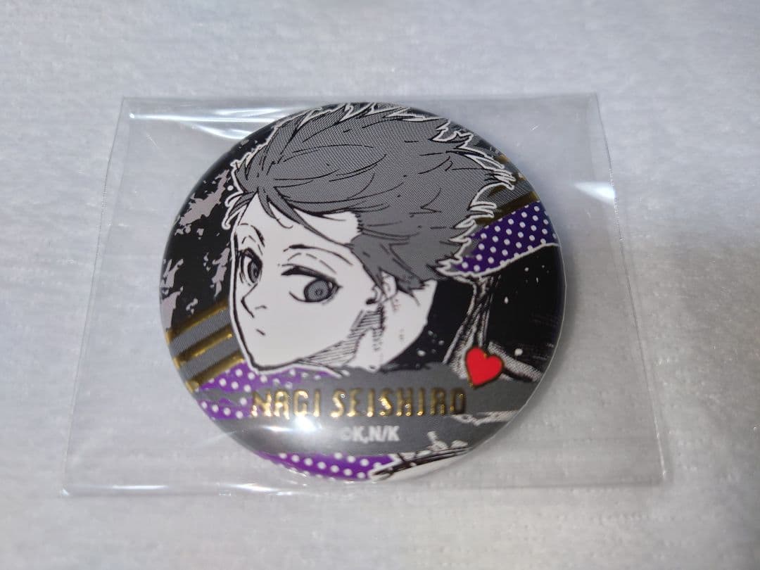 ブルーロック バレンタイン VD　凪誠士郎　缶バッジ ブルーロック2期 ビッググリッター缶バッジ／凪 誠士郎 バレンタイン