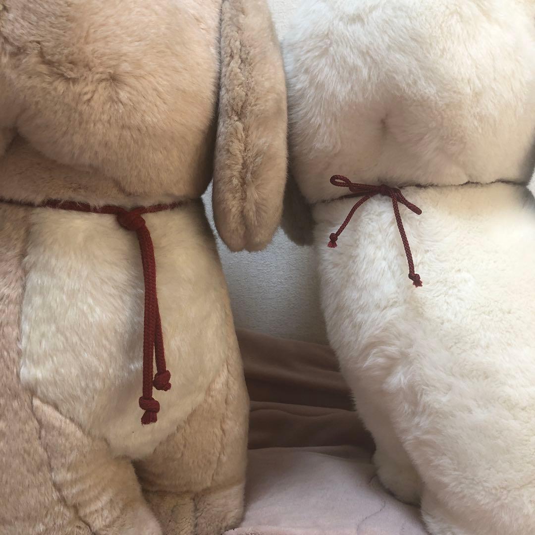 オリエンタルトーイ うめ吉 特大 ぬいぐるみ 2こセット　中古品