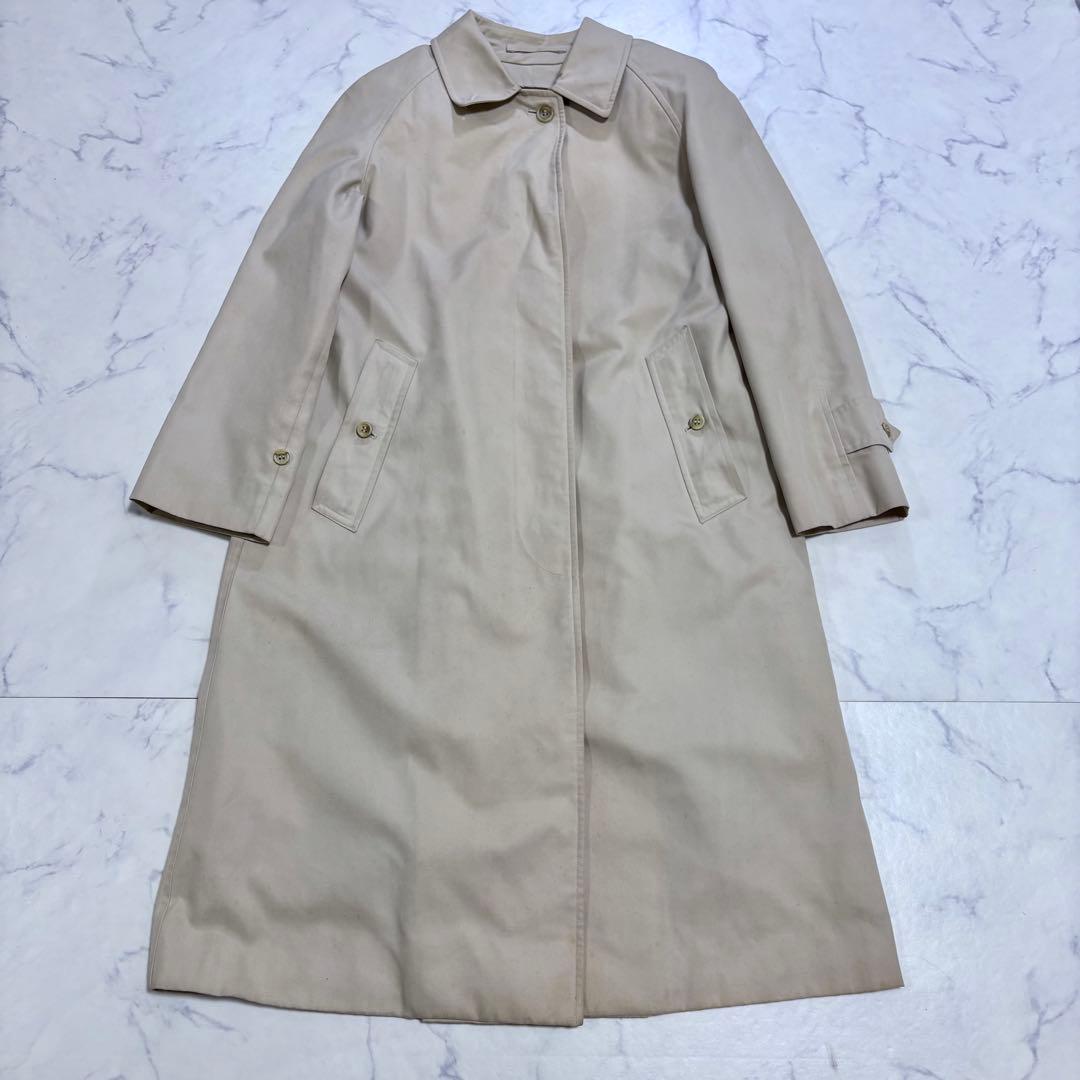 バーバリー ステンカラーコート ライナー ノバチェック S ベージュ