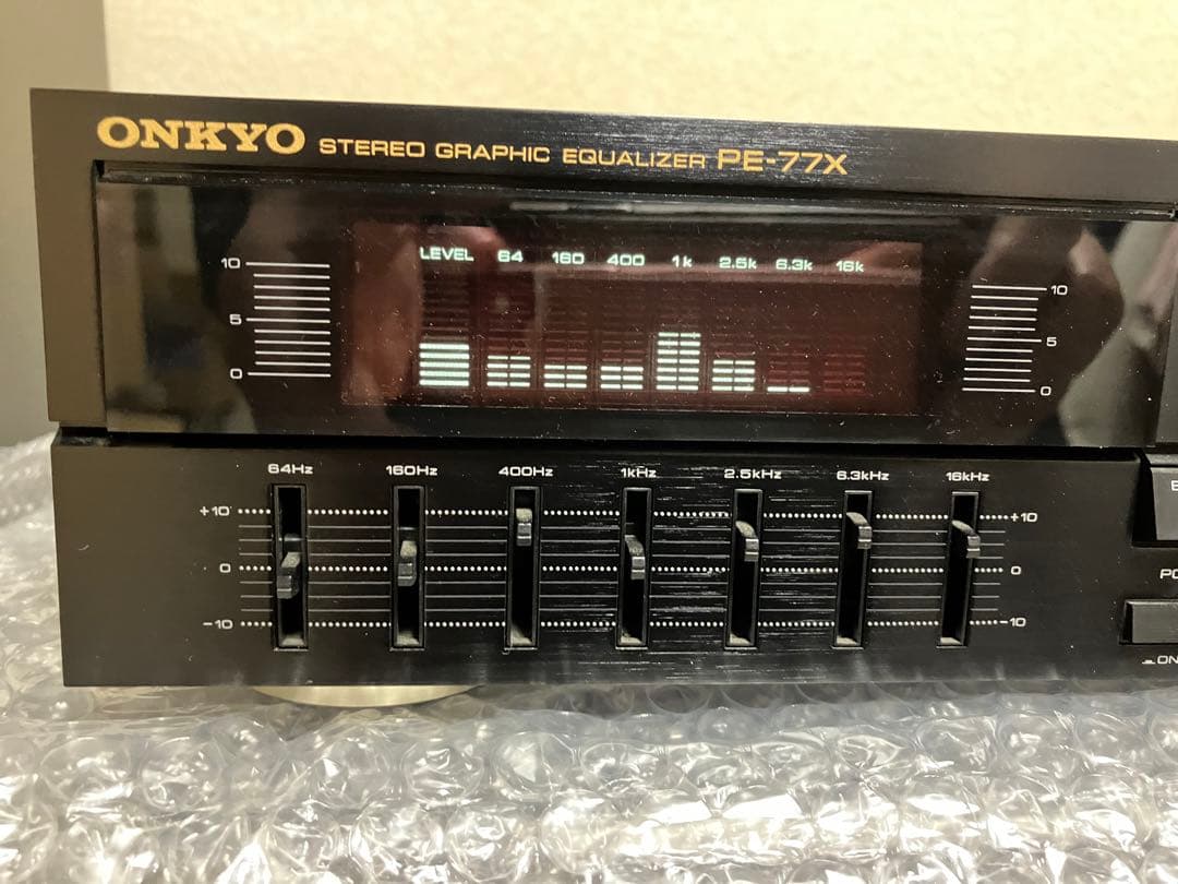 美品・ONKYO・PE-77X／ステレオグラフィックイコライザー - メルカリ