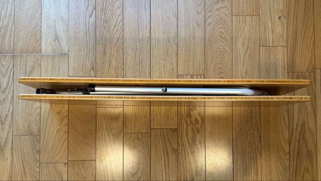 ジャンク品】スノーピーク ワンアクションローテーブル竹LV-100T