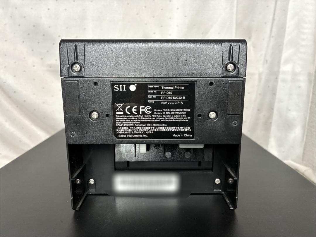 美品□SII セイコー サーマルプリンター＆ドロアー□RP-D10 エアレジ
